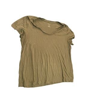 Olive green. A new day tee